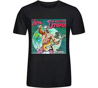Hasta Frank Zappa The Man from Utopia T Shirts Mens Funny Round Neck Black