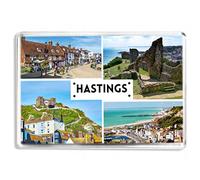 Hastings - East Sussex - Souvenir Tourist Fridge Magnet - Novelty Keepsake Gift
