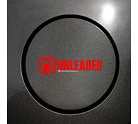 HastingsDesigner 2x UNLEADED FUEL Medium Size Reminder Car, Van, Taxi, Coach Vinyl Stickers (Red)