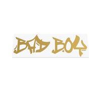 HastingsDesigner Bad Boy - Graffiti Style, Car/Bike/Van/Laptop, Modified Style JDM/DUB/Drift Vinyl Decal Sticker suitable for Window, Bumper or any smooth surface (Gold)