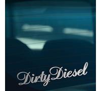 HastingsDesigner DIRTY DIESEL Funny Car,Van,Bumper,Window JDM DUB EURO Vinyl Decal Sticker (Silver)