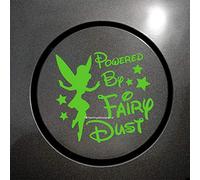 HastingsDesigner FUEL COVER POWERED BY FAIRY DUST Funny Novelty Car, Van Vinyl Decal Sticker (Green)