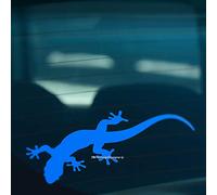 HastingsDesigner GECKO LIZARD Novelty Car, Window, Bumper, Wall, Laptop Vinyl Decal Sticker (Blue)