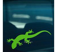 HastingsDesigner GECKO LIZARD Novelty Car, Window, Bumper, Wall, Laptop Vinyl Decal Sticker (Green)