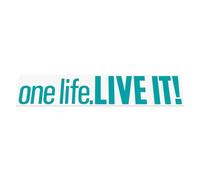 HastingsDesigner ONE LIFE LIVE IT Funny Offroad Car Camper Van 4x4 DUB Vinyl Decal Sticker (Turquoise)