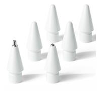 Hastraith Upgraded Replacement Tips for Apple Pencil 1/2/Pro/USB-C, Mix Metal Tips for Apple Pencil Compatible Nibs with all generation (6 Pack)