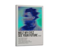 HASUEQWERURU Denzel Curry Album Melt My Eyez See Your Future Posters Aesthetic Wall Art Decor Vintage Canvas Decorative Painting Poster Living Room Bed Room Derector 12x18inch(30x45cm) Frame-style