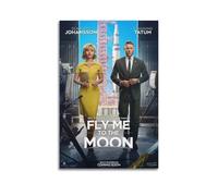 HASUEQWERURU Fly Me To The Moon Posters Aesthetic Wall Art Decor Vintage Canvas Decorative Painting Poster Living Room Bed Room Derector 16x24inch(40x60cm) Unframe-style