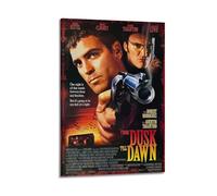 HASUEQWERURU From Dusk Till Dawn Posters Aesthetic Wall Art Decor Vintage Canvas Decorative Painting Poster Living Room Bed Room Derector 24x36inch(60x90cm) Frame-style