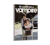 HASUEQWERURU My Babysitter's A Vampire TV Series Posters Aesthetic Wall Art Decor Vintage Canvas Decorative Painting Poster Living Room Bed Room Derector 16x24inch(40x60cm) Frame-style