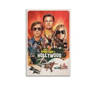 HASUEQWERURU Once Upon A Time in Hollywood Posters Aesthetic Wall Art Decor Vintage Canvas Decorative Painting Poster Living Room Bed Room Derector 12x18inch(30x45cm) Unframe-style