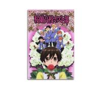 HASUEQWERURU Ouran High School Host Club1 Posters Aesthetic Wall Art Decor Vintage Canvas Decorative Painting Poster Living Room Bed Room Derector 24x36inch(60x90cm) Unframe-style