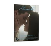HASUEQWERURU Priscilla 2023 by Sofia Coppola Posters Aesthetic Wall Art Decor Vintage Canvas Decorative Painting Poster Living Room Bed Room Derector 20x30inch(50x75cm) Frame-style