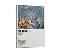 HASUEQWERURU So Good by Zara Larsson Posters Aesthetic Wall Art Decor Vintage Canvas Decorative Painting Poster Living Room Bed Room Derector 20x30inch(50x75cm) Frame-style