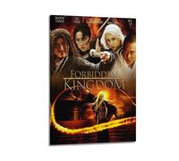 HASUEQWERURU The Forbidden Kingdom Posters Aesthetic Wall Art Decor Vintage Canvas Decorative Painting Poster Living Room Bed Room Derector 16x24inch(40x60cm) Frame-style
