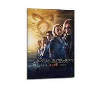 HASUEQWERURU The Mortal Instruments City of Bones Posters Aesthetic Wall Art Decor Vintage Canvas Decorative Painting Poster Living Room Bed Room Derector 08x12inch(20x30cm) Frame-style