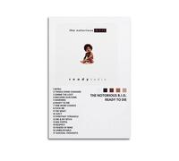 HASUEQWERURU The Notorious B.I.G. Album Ready to Die Posters Aesthetic Wall Art Decor Vintage Canvas Decorative Painting Poster Living Room Bed Room Derector 12x18inch(30x45cm) Unframe-style
