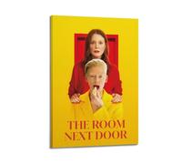 HASUEQWERURU The Room Next Door Movie Posters Aesthetic Wall Art Decor Vintage Canvas Decorative Painting Poster Living Room Bed Room Derector 16x24inch(40x60cm) Frame-style