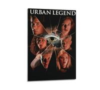 HASUEQWERURU Urban Legend Posters Aesthetic Wall Art Decor Vintage Canvas Decorative Painting Poster Living Room Bed Room Derector 08x12inch(20x30cm) Frame-style