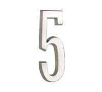 HASWARE 4 Inch Self Adhesive House Number, Modern and Easy to Install without Tools, Ideal for Outside Street Mailbox Office Hotel Room Apartments Home