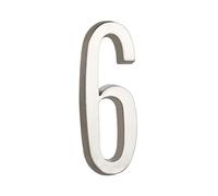 HASWARE 4 Inch Self Adhesive House Number, Modern and Easy to Install without Tools, Ideal for Outside Street Mailbox Office Hotel Room Apartments Home