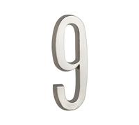 HASWARE 4 Inch Self Adhesive House Number, Modern and Easy to Install without Tools, Ideal for Outside Street Mailbox Office Hotel Room Apartments Home