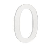 HASWARE 4-Inch Self-Adhesive House Number - Waterproof and Weather-Resistant - Easy Installation for Home Mailbox Post Door (Silver, 0)