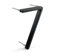 HASWARE 5 inch (12 cm) Floating House Number: Modern Door Numerals - Signage for Street Post Office (Upgraded Black, 7)