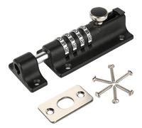 HASWARE Combination Locking Bolt, 4 Digit Combi Bolt Sliding Door Lock Resettable, Safety Slide Latch Lock with Password Setting, for Gate, Barns, Garages, Fences