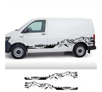 HASWEX Car Side Skirt Stripe Decal Decals, Mountain Vinyl Decal, for V=W Caravelle Multivan California Transporter T3 T4 T5 T6 Accessories