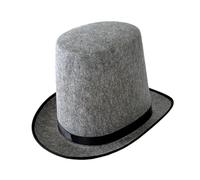 Hat, A Gentleman's Costume Accessory, Ideal for Parties And Role-playing Games, Gray