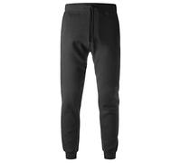 Hat and Beyond Mens Basic Fleece Joggers Slim Fit Casual Elastic Gym Sweatpants (2X-Large, 1hc20_Black)