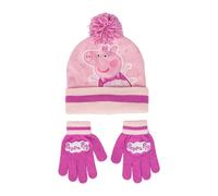 Hat and gloves for girls Cerda Peppa Pig Rose TU