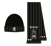 Hat and scarf set Cerda Wednesday Noir TU