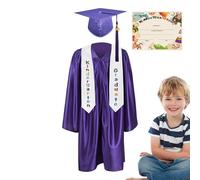 Hat and Toga for the End of Kindergarten Ceremony - Complete Toga Set for End of Year Celebrations - Nursery 2025