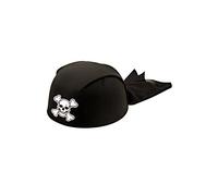 Hat Bandana Pirates Black Fancy Hat Crossbones Skull Head Wear Party Accessory Kids 17cm