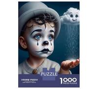 Hat Boy Jigsaw Puzzle for Adults 1000 Piece Jigsaw Puzzle Paper Hand Cloud Family Game Focus Relax Decor Gift 70x50cm/1000pcs