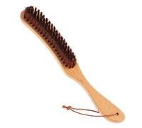 Hat Brush Cowboy Clean Lint Brush for Clothes, Wood Fedora Horse Hair Brush for Cleaning Hats, Clothing and Furniture from Dust and Animal Hair Lint Hair Removal, Wooden Handle, Soft Felt Hat Cleaner
