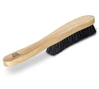 Hat Brush Felt Hats Fedora Baseball Cap Western Cowboy Hat Cleaner Lint Remover Clothes Suits Garment Wool Cashmere Furniture Pet Hair Cleaning Kit 100% Horse Hair Bristle Large Beech Wood Handle,