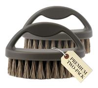 Hat Brush for Felt and Wool - Soft Horsehair Bristles for Cleaning Cowboy Hats, Fedoras, and Caps - Gentle Dust Remover for Daily Hat Maintenance - 4-Inch Handled Grooming Brush
