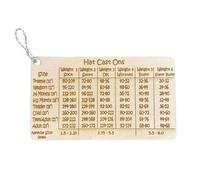 Hat Cast on Chart Tool,3.5x5 Inch Crochet Needle Rulers,Knitting Projects Gauge Tool for Cast Numbers - for Craft Knitter Sewing Art Projects Professional Avoid Errors