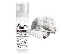 Hat Cleaner - 200ml Portable Foam Liquid Material | Helmet Care Solution And Polyester Cotton Stain Remover | Dirt Odor Eliminator For Bathroom Fabric And Home Laundry Use