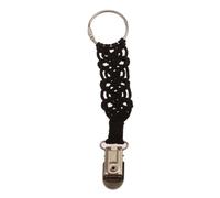 Hat Clip 2PCS Heavy Duty Canvas Carabiner for Securing Hats to Backpacks Outdoor Gear Accessories for Travel Caps and Beach(Black)