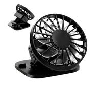 Hat Clip Fan, USB Rechargeable Lightweight Hands-Free Cooler with 3 Speeds, 7.5x6.5x8.5cm Solar-Powered Cooling Fan for Outdoor Camping, Running, Fishing, Garden, Yard, Hiking, Travel, Beach