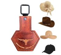 Hat Clip for Bag,Magnetic Leather Travel Accessories,Luggage Car Hat Organizer Clip - for Vacation Beach Fishing Golfing Hiking Tote Luggage Handbag Backpack Women Men