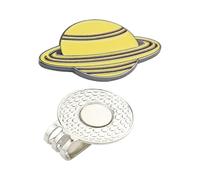 Hat Clip with Magnetic Ball Marker, Clip for Golf Hat, Metal Planet Magnetic Golf Ball Hat Clips Markers | Ball Markers, Golf Ball Marker Holder