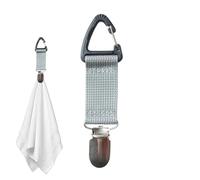 Hat Clips for Travelling on the Bag - Beach Hat Clip | Lightweight Hat Clip | Luggage Hat Clip Top | Clips for Mitten Clips Travelling Handbag, Silver Gray, Se référer au descriptif, Refer to