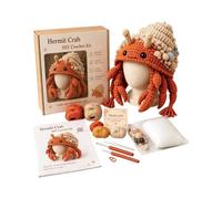 Hat Crochet Kit for Beginners Handmade Marine Animal Hat Crafting Set