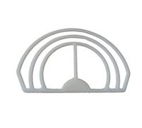 Hat Curving Band,Hat Bill Bender,Plastic Hat Shaper,Cap Peaks Curving Device,Baseball Cap Bill Shaper,Dual Slots Hat Curve Shaper Tool(white)