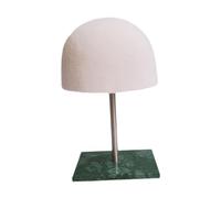 Hat Display Wigs Head Stand Portable Salon Prop with Stand Caps Storage Rack Mannequin Head for Headdress Hats Headwear Caps, White